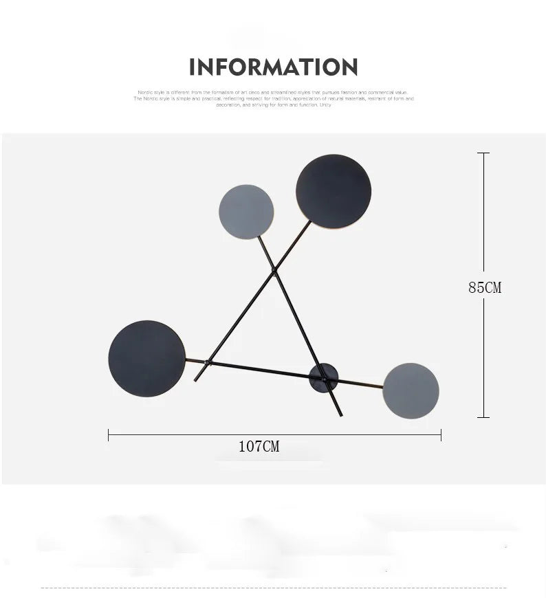 Modern Industry Round Wall Lamps Bedroom Bedside Lamp Led Wall Sconce Light Fixtures Black Iron Luminaire Indoor Loft Home