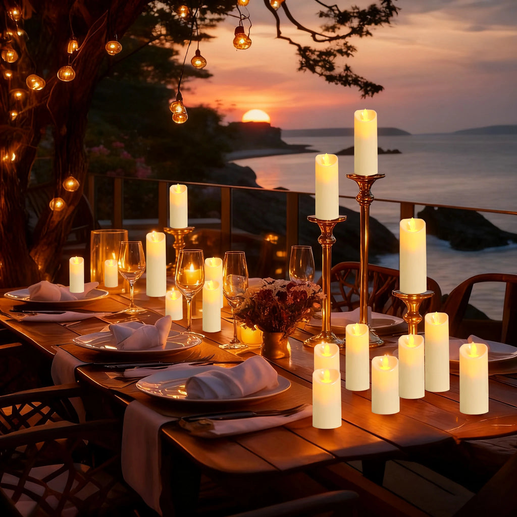 10~200pcs LED Candles Wedding Candles Battery Operated Candles Flameless Candles for Wedding Concer Christmas Party Table Decor