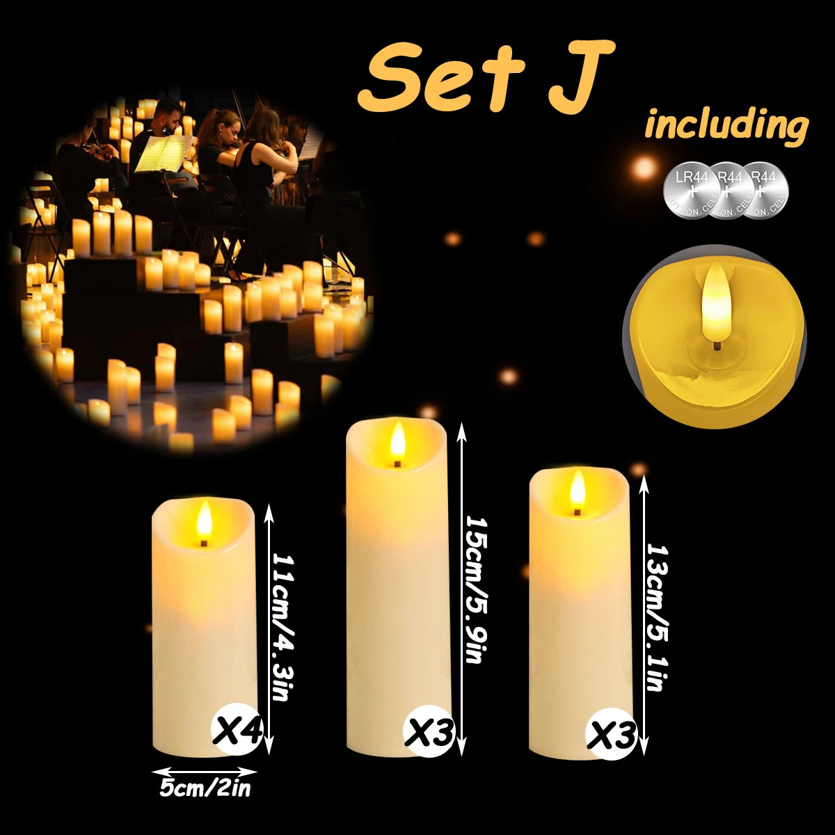 10~200pcs LED Candles Wedding Candles Battery Operated Candles Flameless Candles for Wedding Concer Christmas Party Table Decor