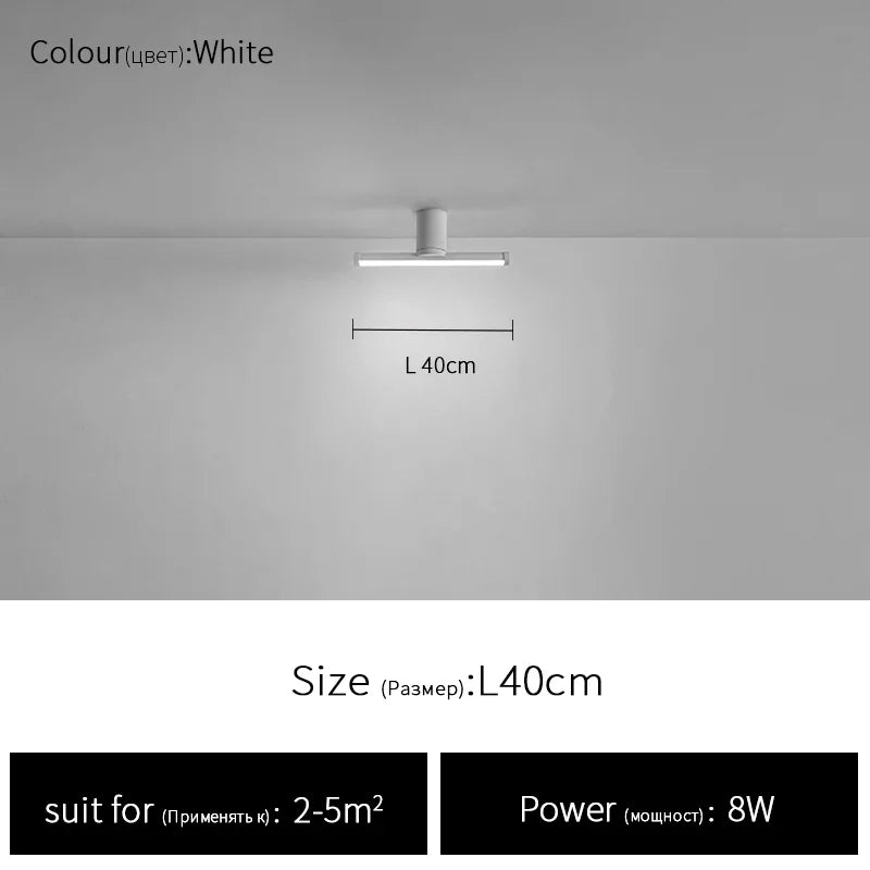 Nordic Minimalist Strip Ceiling Lights for Living Room Corridor Balcony Bedroom Simple Ceiling Lamps Indoor Lighting Fixtures