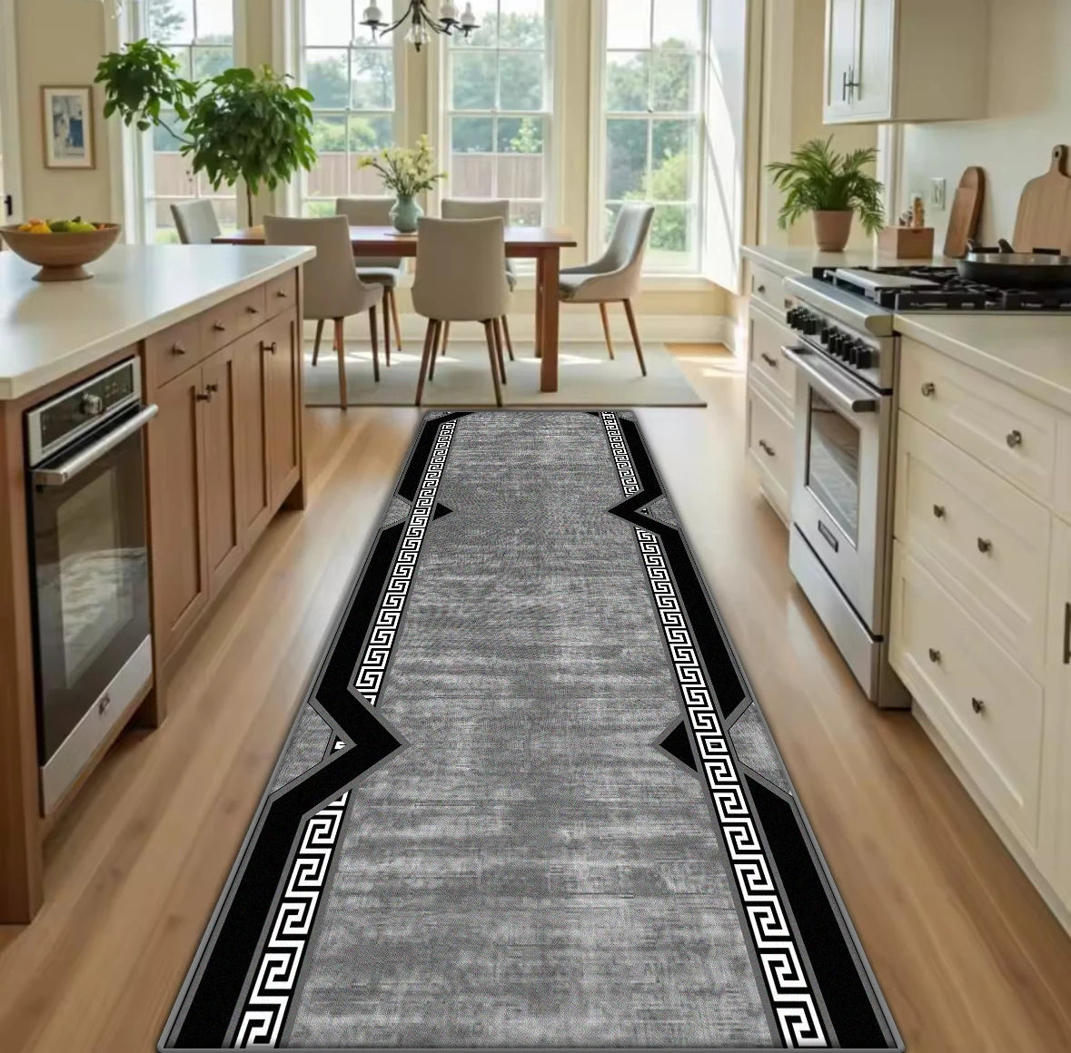 Kitchen Long Runners Carpet Living Room Decoration Corridor Non-slip Rugs Bedroom Doorway Passageway Mat Washable Customizable