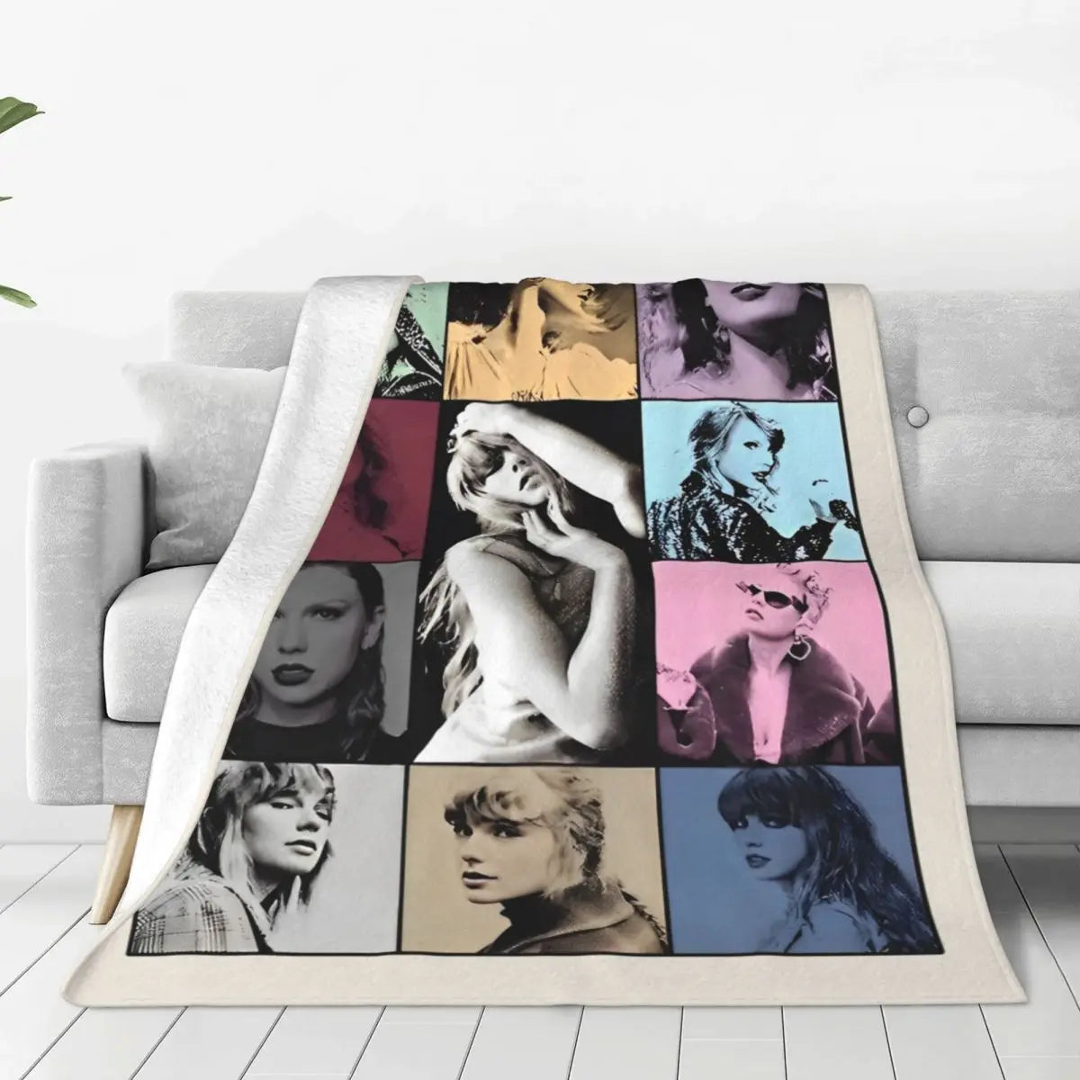 The Eras Tour Blanket Flannel Print Tayloring Portable Lightweight Thin Throw Blankets for Bedding Outdoor Quilt