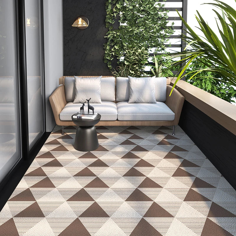 Large-area Outdoor Balcony Rug PVC Leather Entrance Carpets Large-area Living Room Rugs Kitchen Oil-proof and Non-slip Carpet