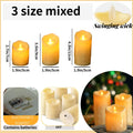 6-90PCS LED Candles Battery Operated Artificial Candles led Candle Flameless Wedding Decoration Concert Halloween Home Decor