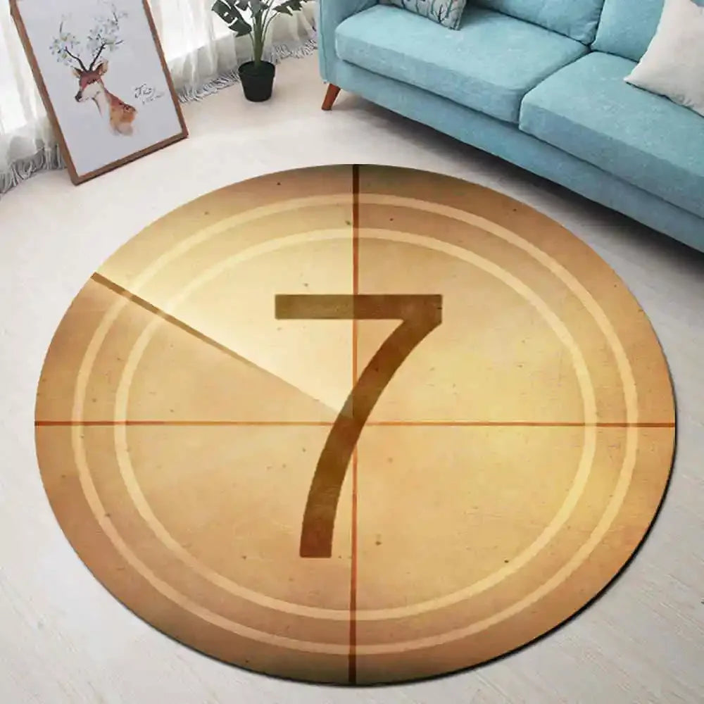 Basketball Round Rugs And Carpets for Kids Baby Home Living Room Memory Foam Bedroom Cushion Hallway Toilet Floor Door Bath Mats