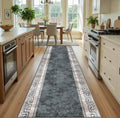 Kitchen Long Runners Carpet Living Room Decoration Corridor Non-slip Rugs Bedroom Doorway Passageway Mat Washable Customizable