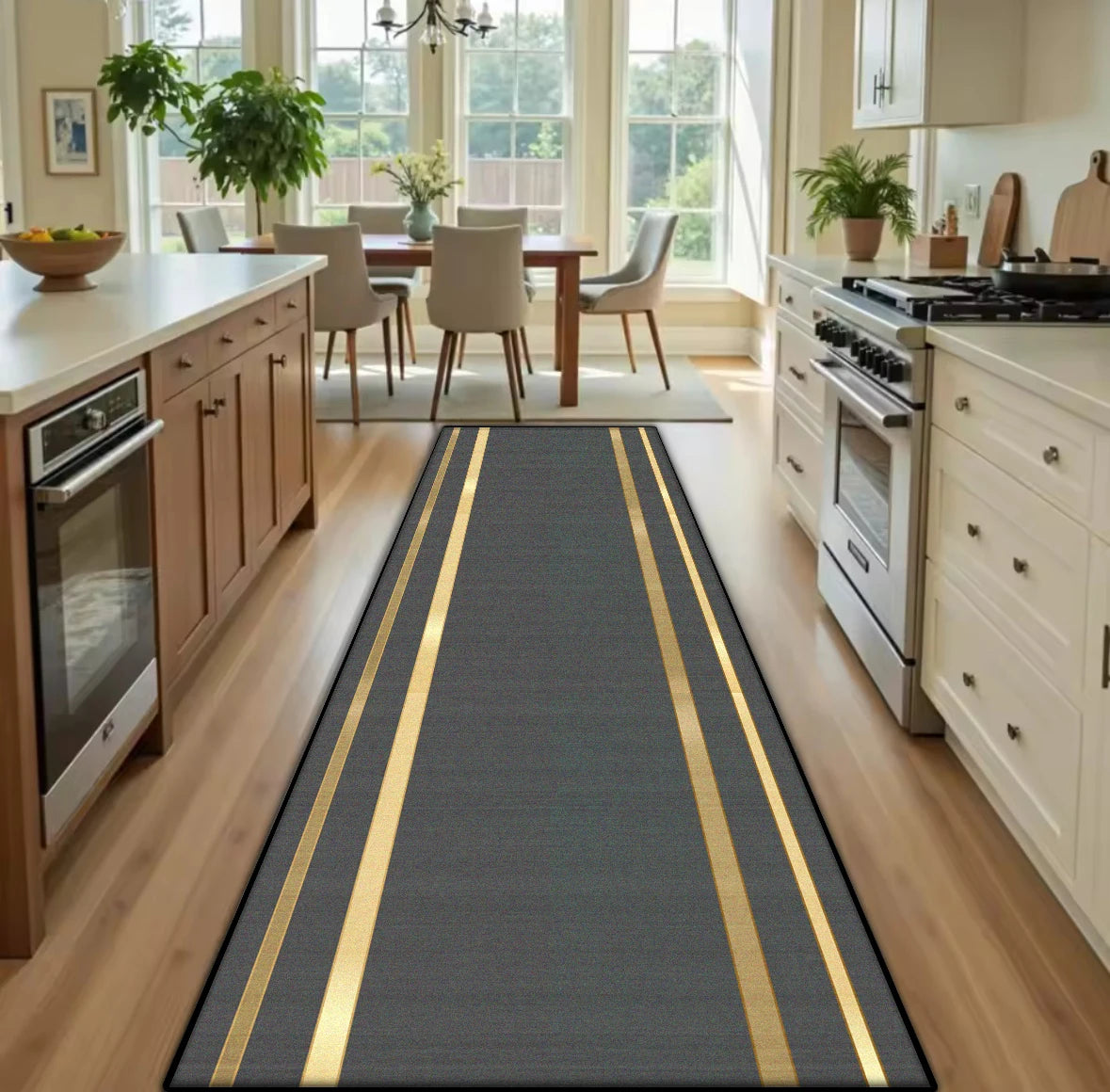 Kitchen Long Runners Carpet Living Room Decoration Corridor Non-slip Rugs Bedroom Doorway Passageway Mat Washable Customizable