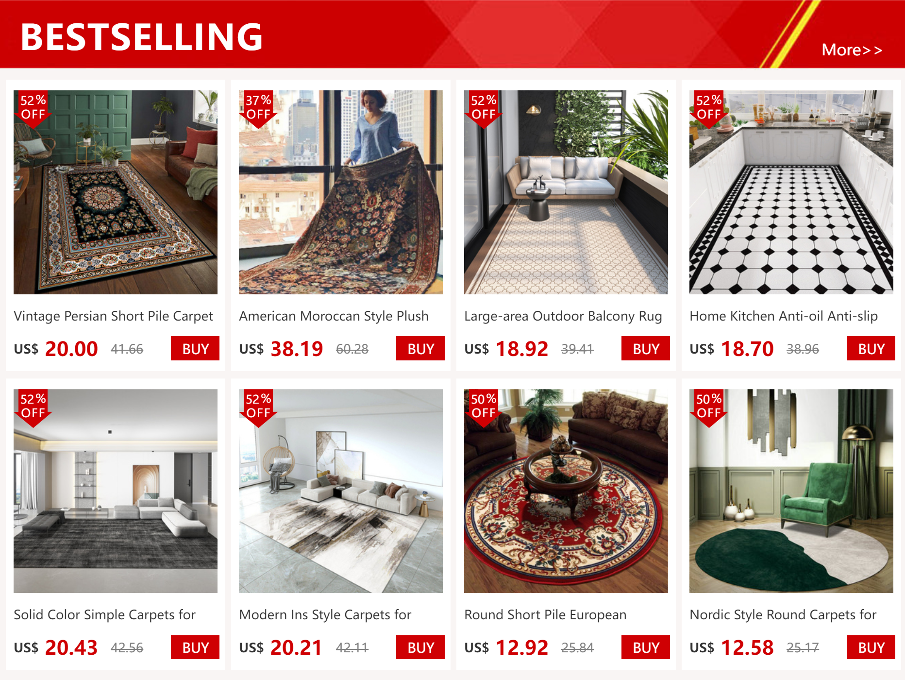 Large-area Outdoor Balcony Rug PVC Leather Entrance Carpets Large-area Living Room Rugs Kitchen Oil-proof and Non-slip Carpet