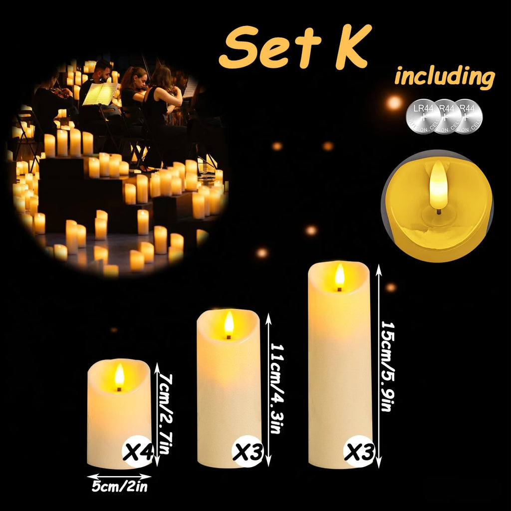 10~200pcs LED Candles Wedding Candles Battery Operated Candles Flameless Candles for Wedding Concer Christmas Party Table Decor