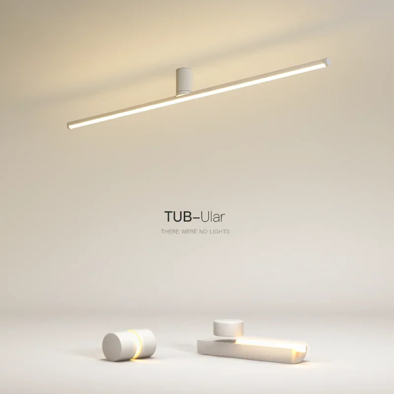Nordic Minimalist Strip Ceiling Lights for Living Room Corridor Balcony Bedroom Simple Ceiling Lamps Indoor Lighting Fixtures