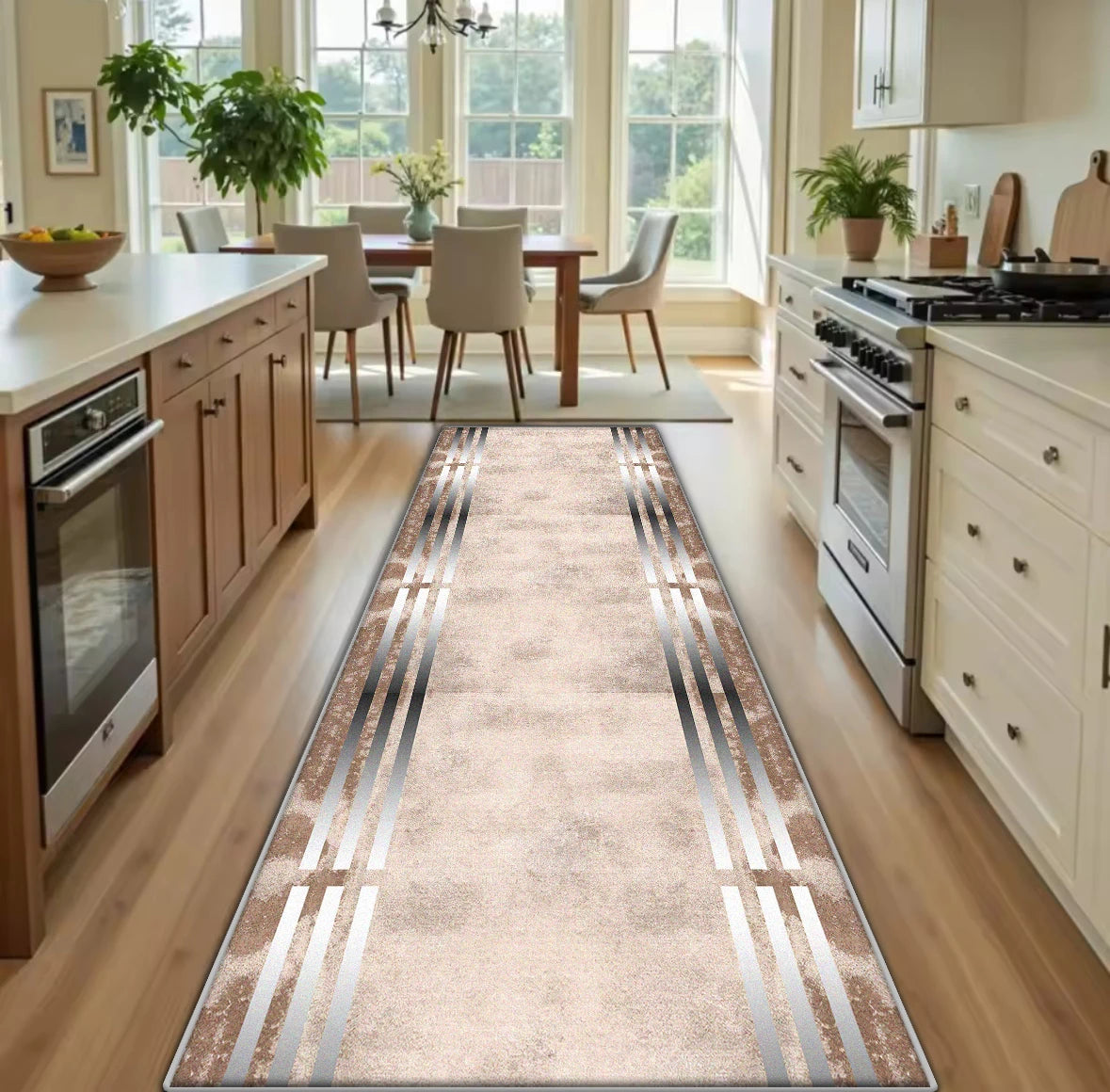 Kitchen Long Runners Carpet Living Room Decoration Corridor Non-slip Rugs Bedroom Doorway Passageway Mat Washable Customizable