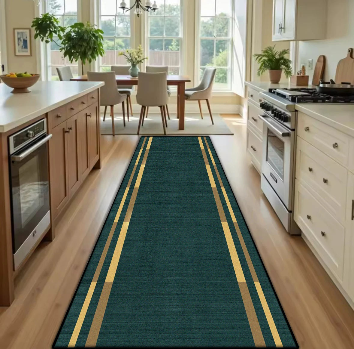 Kitchen Long Runners Carpet Living Room Decoration Corridor Non-slip Rugs Bedroom Doorway Passageway Mat Washable Customizable