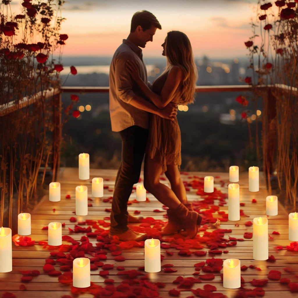 10~200pcs LED Candles Wedding Candles Battery Operated Candles Flameless Candles for Wedding Concer Christmas Party Table Decor