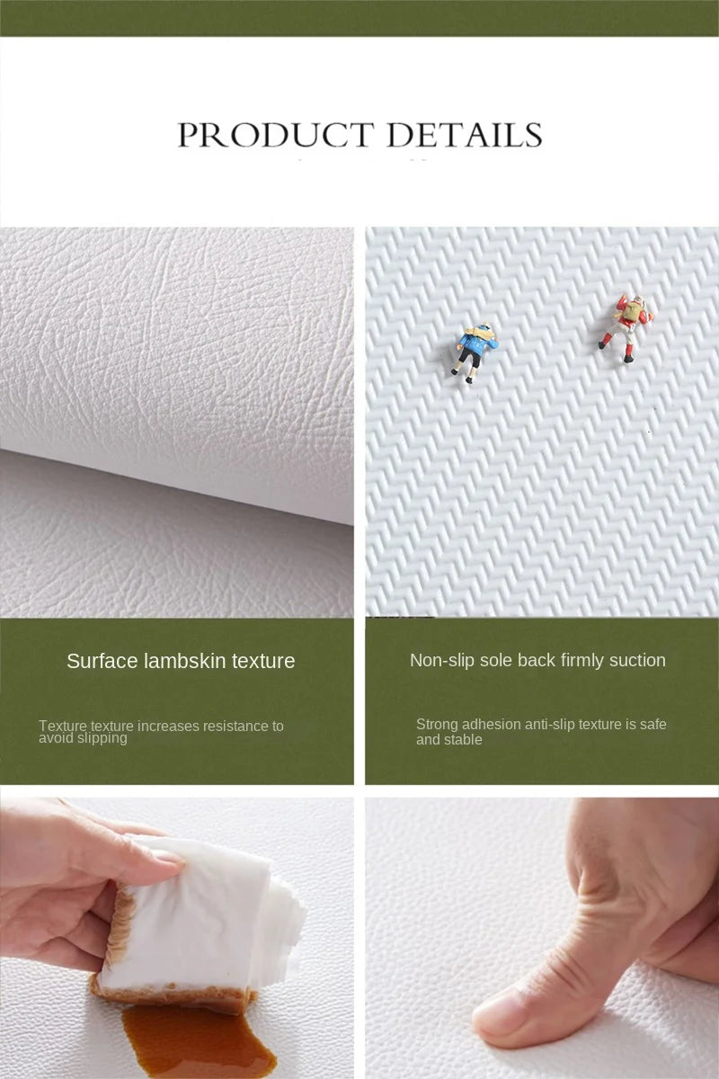 Large-area Outdoor Balcony Rug PVC Leather Entrance Carpets Large-area Living Room Rugs Kitchen Oil-proof and Non-slip Carpet