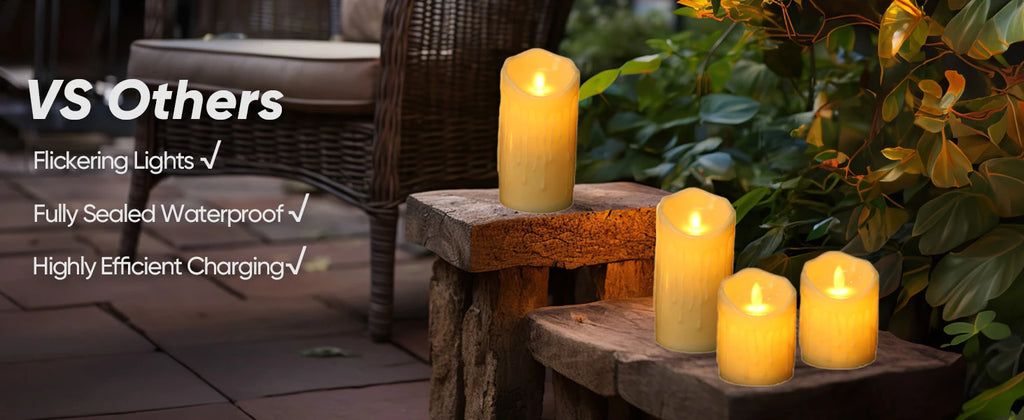 6-90PCS LED Candles Battery Operated Artificial Candles led Candle Flameless Wedding Decoration Concert Halloween Home Decor