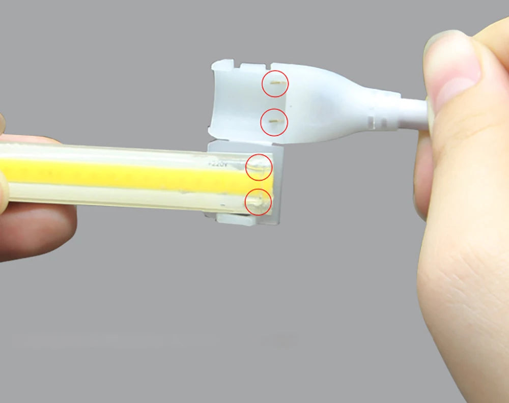 110V 220V COB LED Strip Light 288LEDs/m High Safety Waterproof Outdoor Garden Lamp RA90 Warm/ Natural/ Cold White for Home Decor