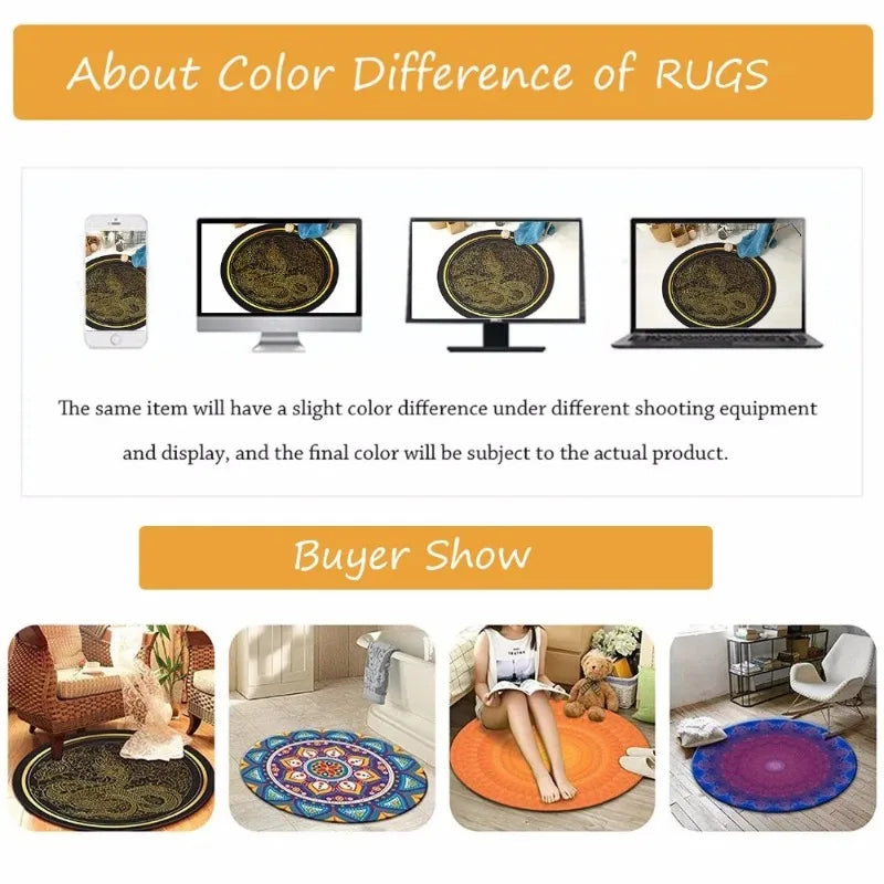 Basketball Round Rugs And Carpets for Kids Baby Home Living Room Memory Foam Bedroom Cushion Hallway Toilet Floor Door Bath Mats