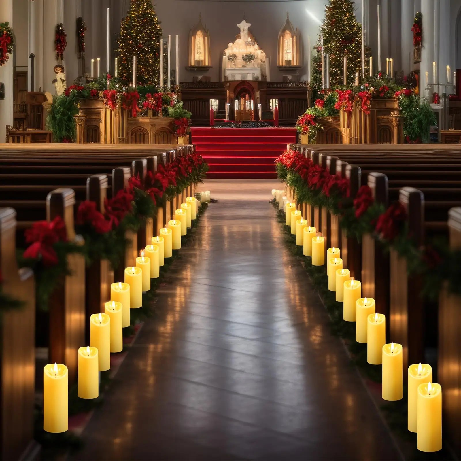 10~200pcs LED Candles Wedding Candles Battery Operated Candles Flameless Candles for Wedding Concer Christmas Party Table Decor