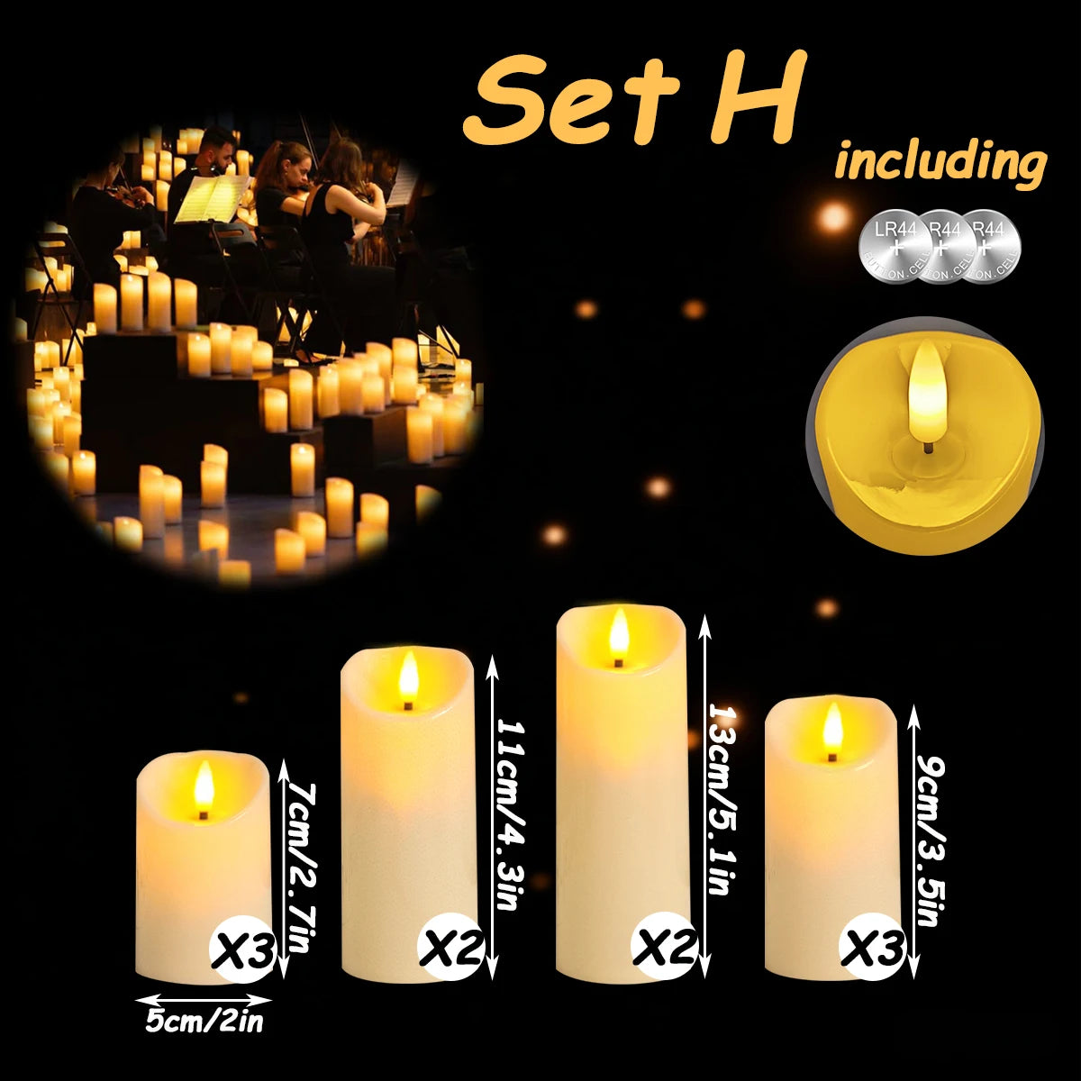 10~200pcs LED Candles Wedding Candles Battery Operated Candles Flameless Candles for Wedding Concer Christmas Party Table Decor