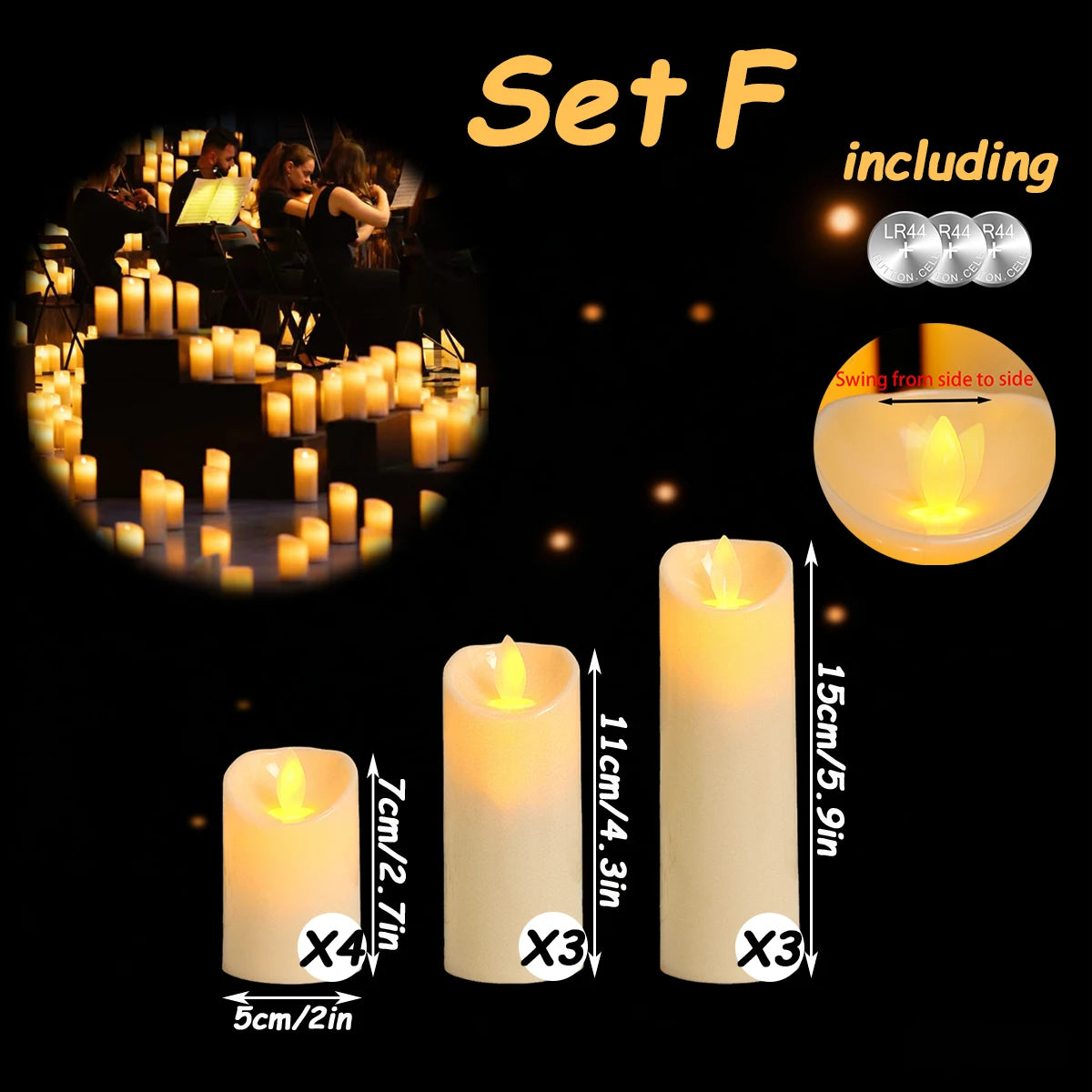 10~200pcs LED Candles Wedding Candles Battery Operated Candles Flameless Candles for Wedding Concer Christmas Party Table Decor