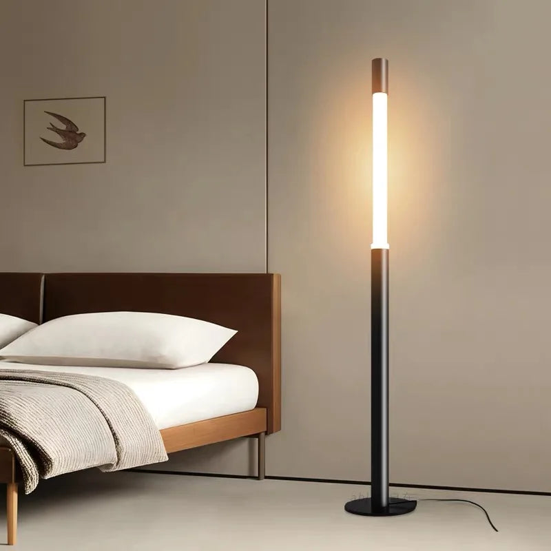 Modern Minimalist LED Touch Sensor Floor Lamps For Bedroom Bedside Sofa Side Standing Lamp Hight Adjustabl Led Corner Floor Lamp