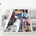 The Eras Tour Blanket Flannel Print Tayloring Portable Lightweight Thin Throw Blankets for Bedding Outdoor Quilt