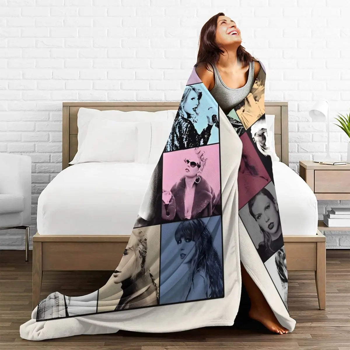 The Eras Tour Blanket Flannel Print Tayloring Portable Lightweight Thin Throw Blankets for Bedding Outdoor Quilt