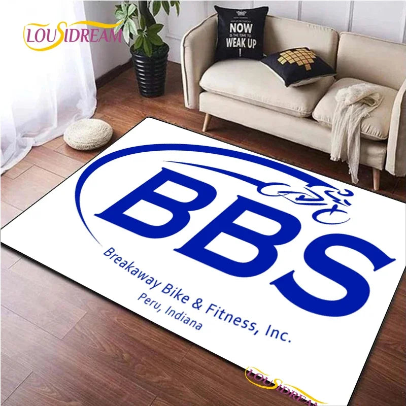 Fashion BBS racer 3D Carpet for Living Room Bedroom Table decor Rugs Kitchen Door Kids Un-slip Floor Mats Alfombra Birthday gift