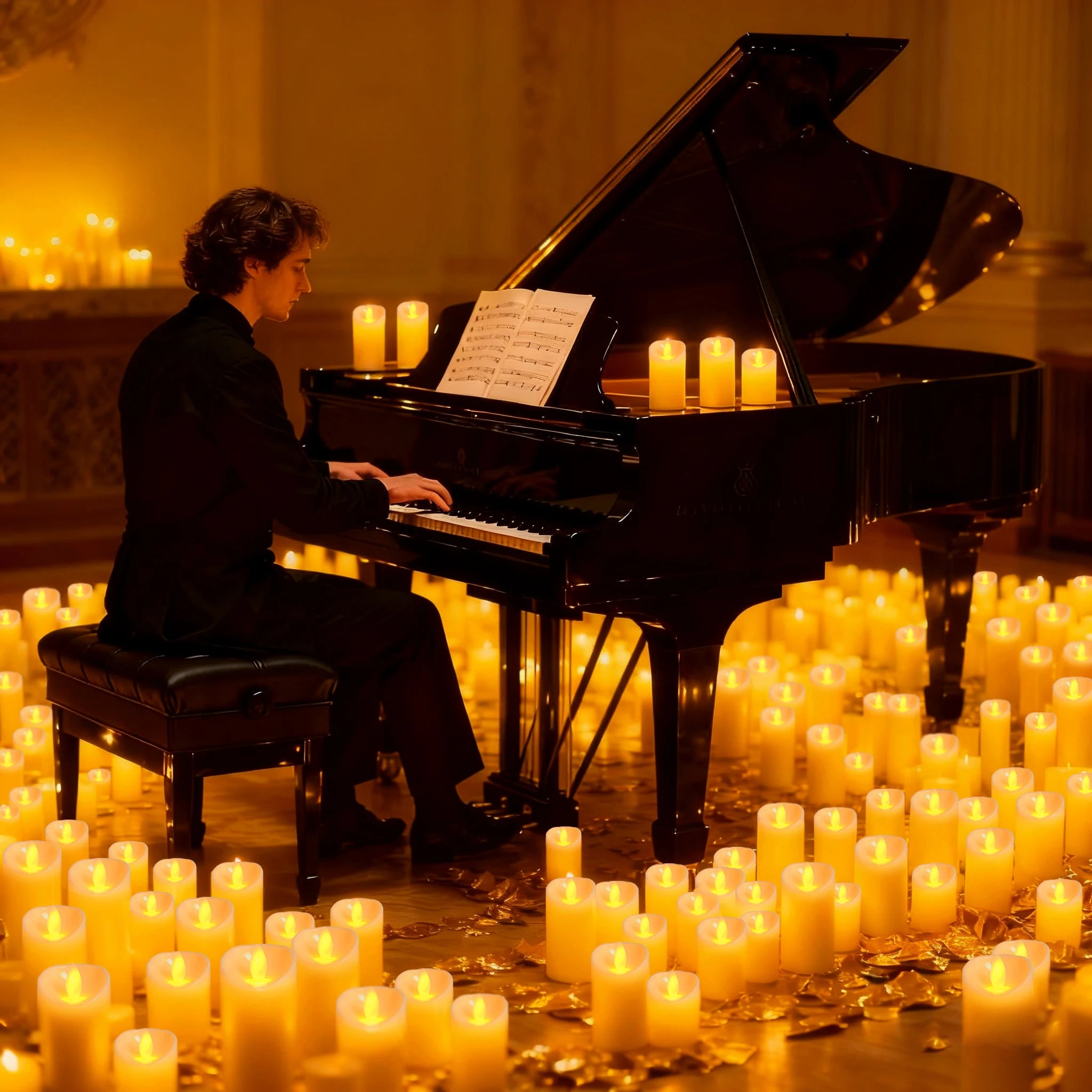 10~200pcs LED Candles Wedding Candles Battery Operated Candles Flameless Candles for Wedding Concer Christmas Party Table Decor