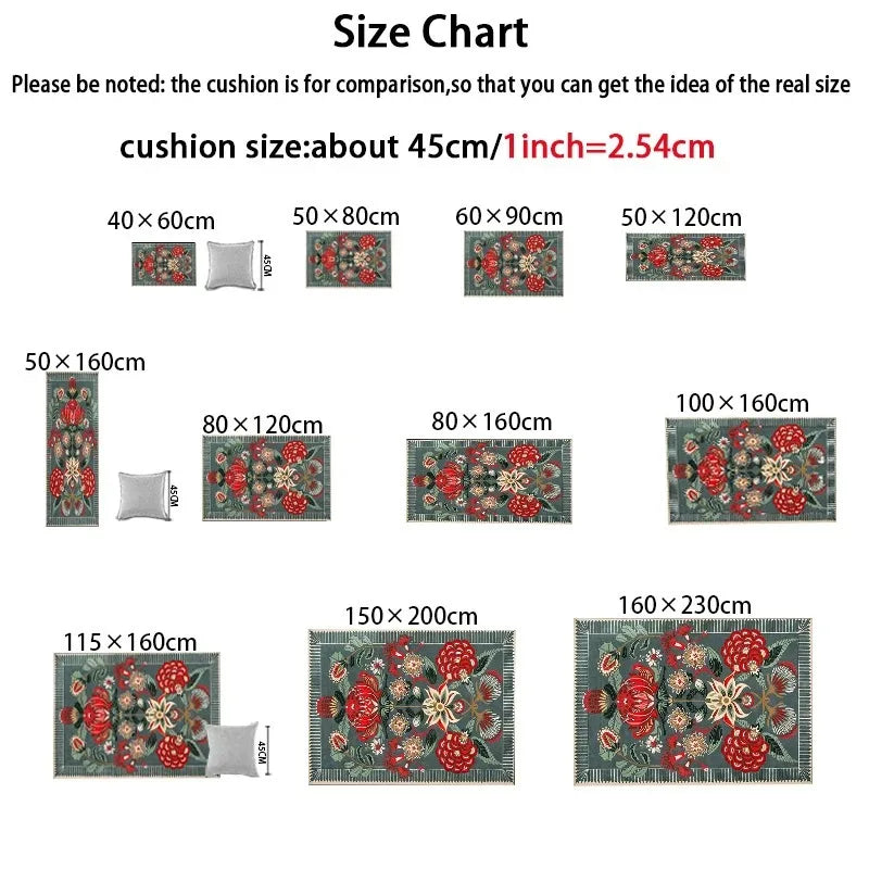 Geometric Pattern 3D Area Rugs for Living Room and bedroom decor Washable Carpets with Non-slip Backing European Inspired Mats