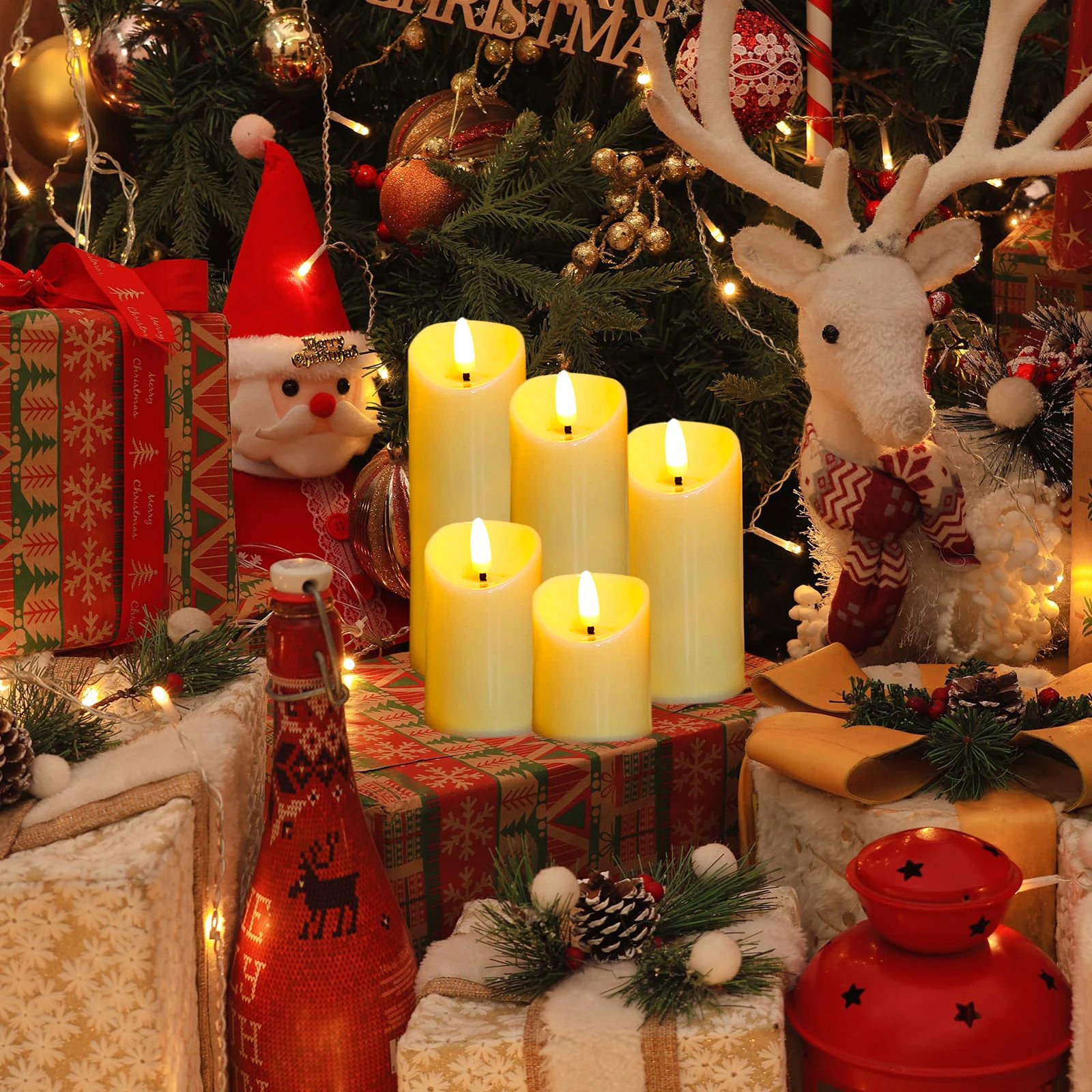 10~200pcs LED Candles Wedding Candles Battery Operated Candles Flameless Candles for Wedding Concer Christmas Party Table Decor