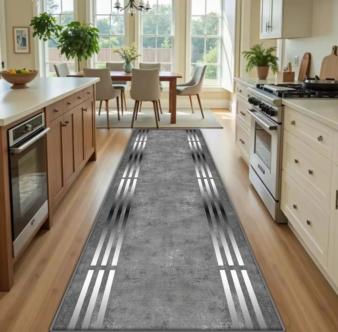 Kitchen Long Runners Carpet Living Room Decoration Corridor Non-slip Rugs Bedroom Doorway Passageway Mat Washable Customizable