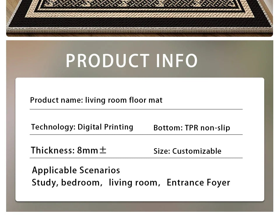 Kitchen Rugs Long Strip Non-slip Floor Mat Wear-resistant Carpet Home Decoration Foot Mats 주방 카펫 alfombras de cocina