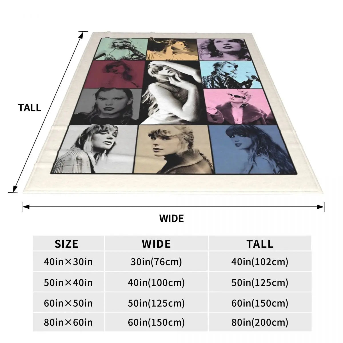 The Eras Tour Blanket Flannel Print Tayloring Portable Lightweight Thin Throw Blankets for Bedding Outdoor Quilt