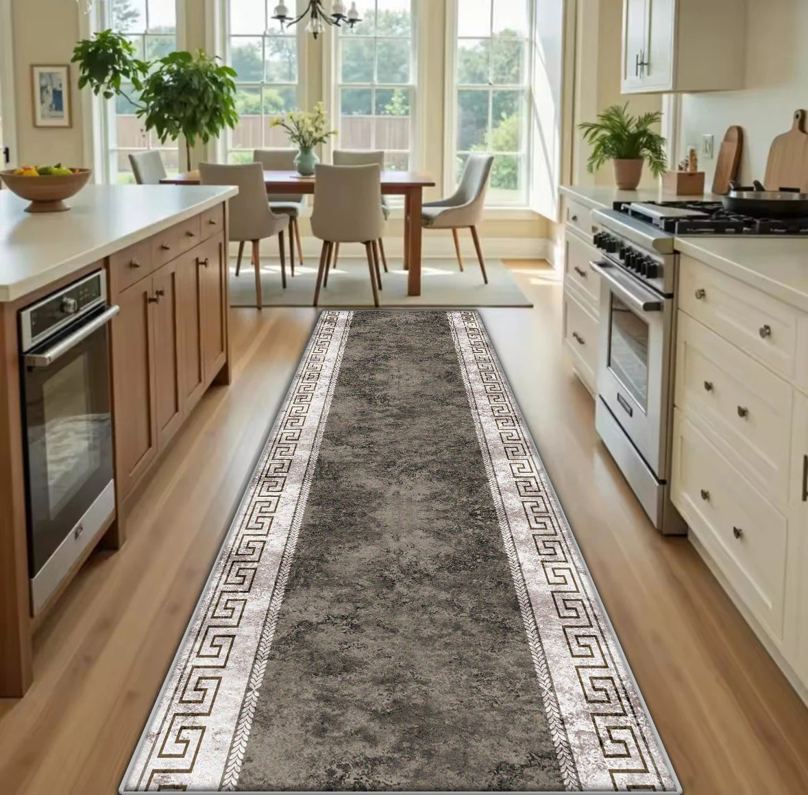 Kitchen Long Runners Carpet Living Room Decoration Corridor Non-slip Rugs Bedroom Doorway Passageway Mat Washable Customizable