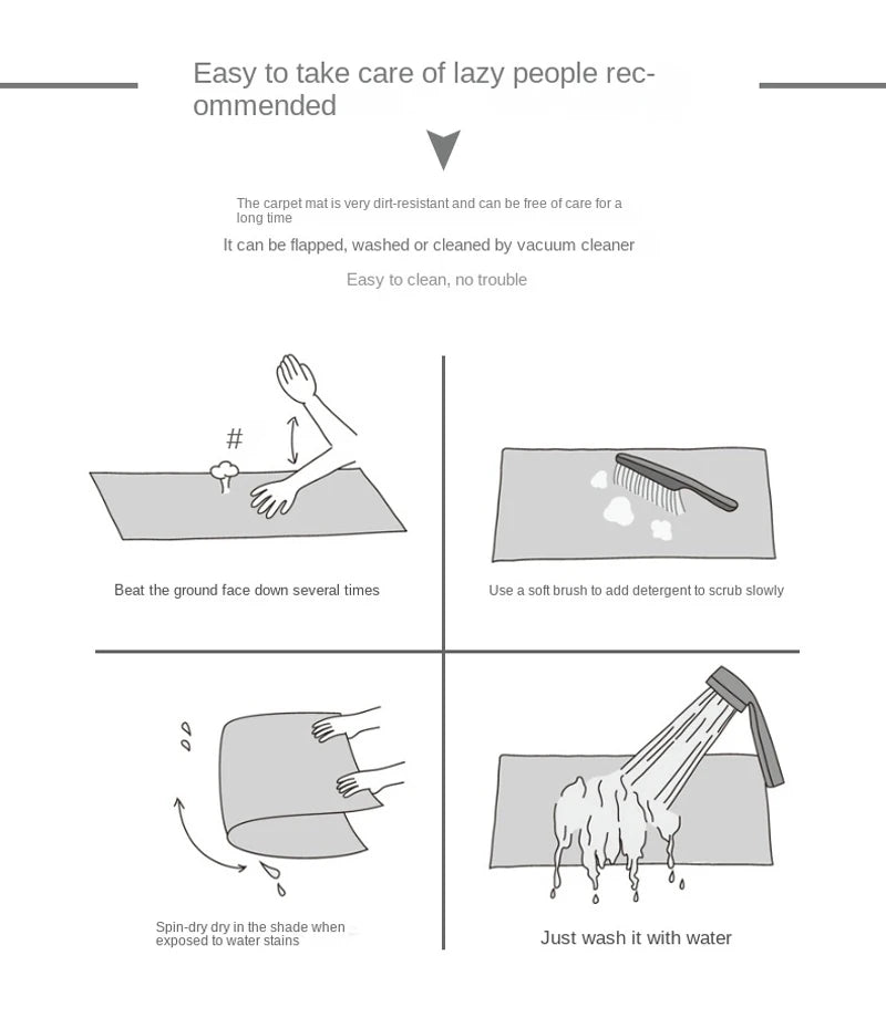 Large-area Outdoor Balcony Rug PVC Leather Entrance Carpets Large-area Living Room Rugs Kitchen Oil-proof and Non-slip Carpet