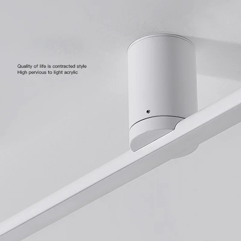 Nordic Minimalist Strip Ceiling Lights for Living Room Corridor Balcony Bedroom Simple Ceiling Lamps Indoor Lighting Fixtures